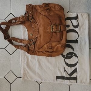 Kooba leather studded bag